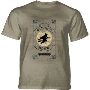 The Mountain Witch's Brew Morbid Mountain Apothecary Magic Beige T-Shirt 3X